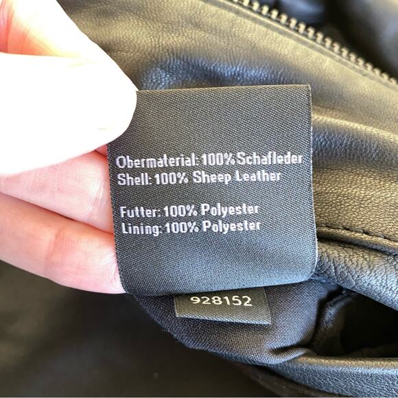 Tigha 100% Leather Panelled Style Jacket - Picture 4 of 5